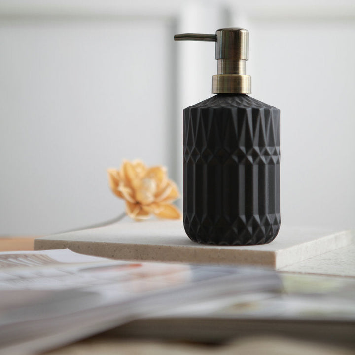 Skanto | Diamantmønster Glass Såpeholder