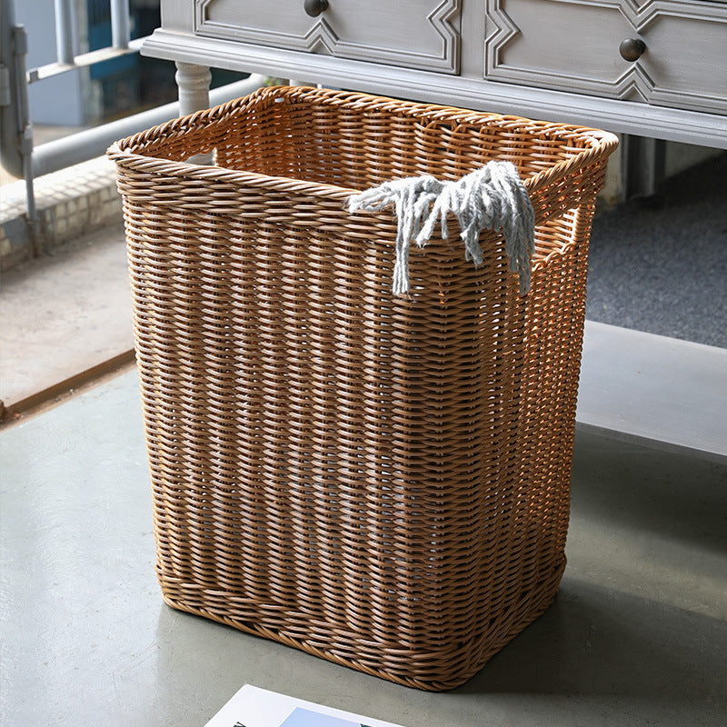 Premium Håndvevd Rattan Oppbevaringskurv Skanto