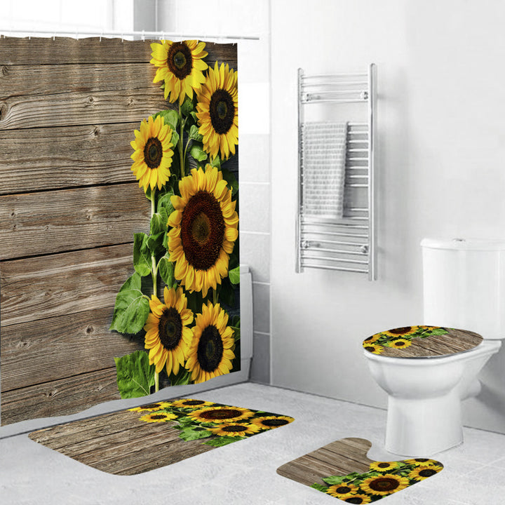 Blomster dekorativ dusjforheng Skanto