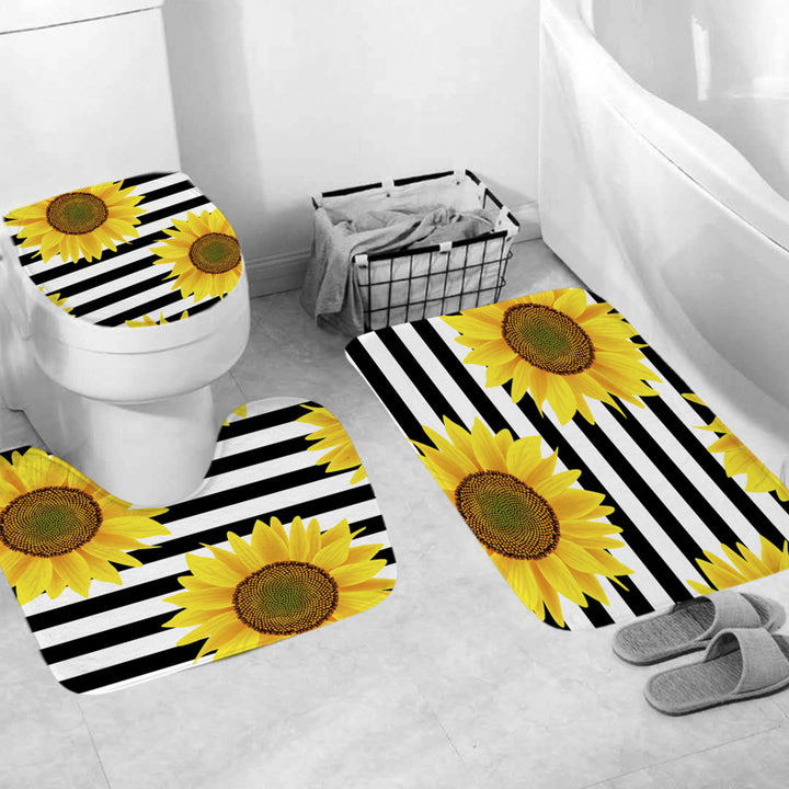 Blomster dekorativ dusjforheng Skanto
