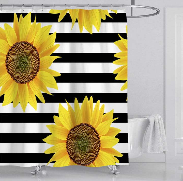 Blomster dekorativ dusjforheng Skanto