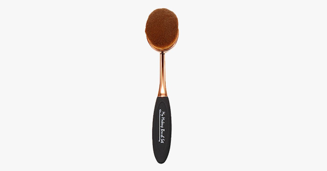 Skanto | Foundation Oval Brush – Myk og skånsom børste for perfekt blending av sminke