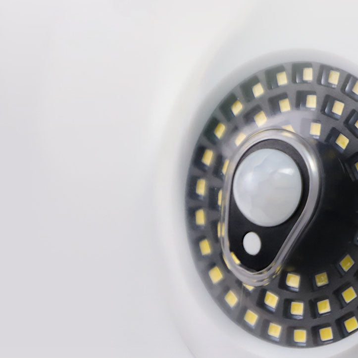 Solar Body Sensor Rund Form LED Patio Utendørs Vegglys Lampe | Skanto