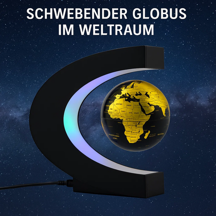 AstroGlobe LED-Weltkugel – Skjebende Globuslampe med Magnetaufhängung