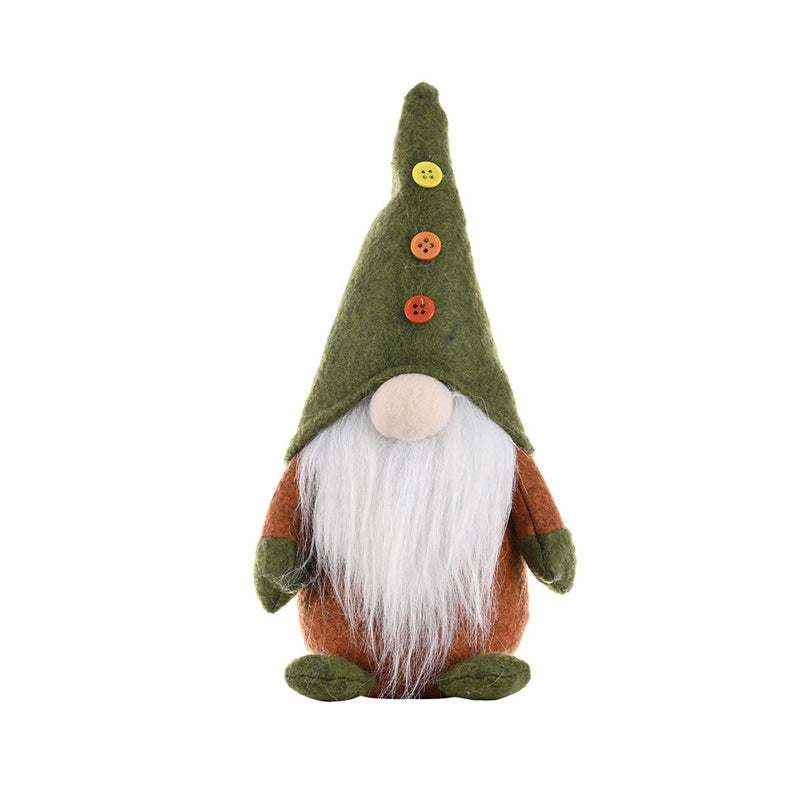 Skanto | Julegrønn Ansiktsløs Gammel Mann Alf Figurine