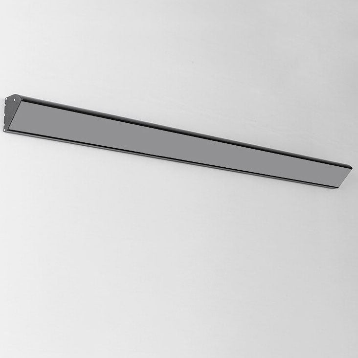 Moderne, lang LED-vegglampe for utendørs bruk, laget av aluminium og akryl, vanntett, med lang stang, for utendørs bruk