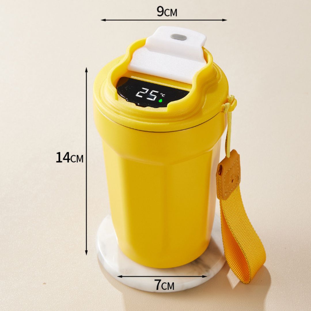 Skanto | Kopp i rustfritt stål med LED-temperaturdisplay 450 ML