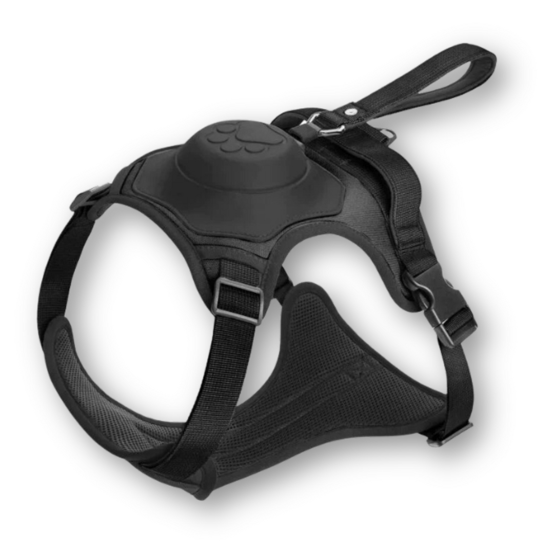 FlexiHarness – Komfortabel 2-i-1 hundesele med bånd Skanto