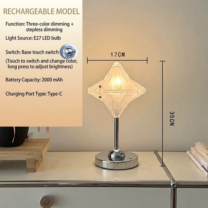 Crystal Star Ambient Touch LED TaSkantoe Lampe | Skanto