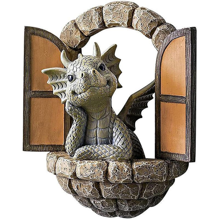 Søt Draakestatue Ornament | Skanto