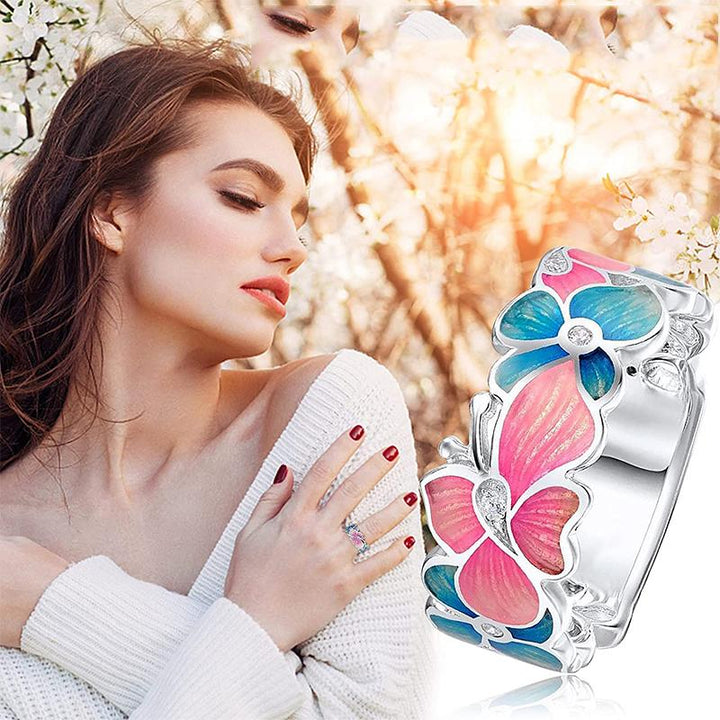 Skanto | Fashion Blomst Sommerfugl Ring