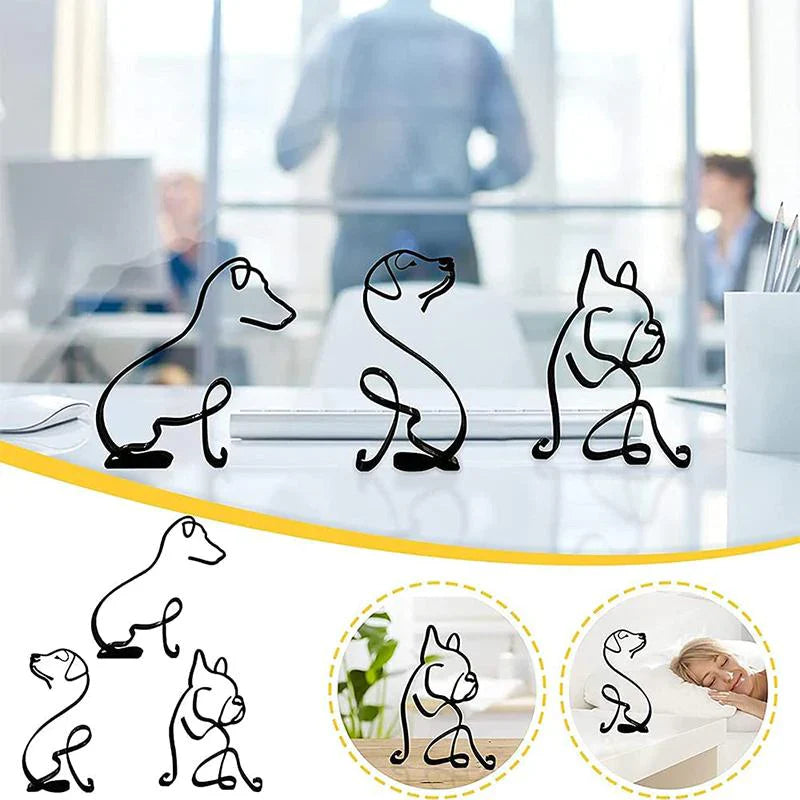 Skanto | Hundekunst Skulptur Hjemdekorasjon