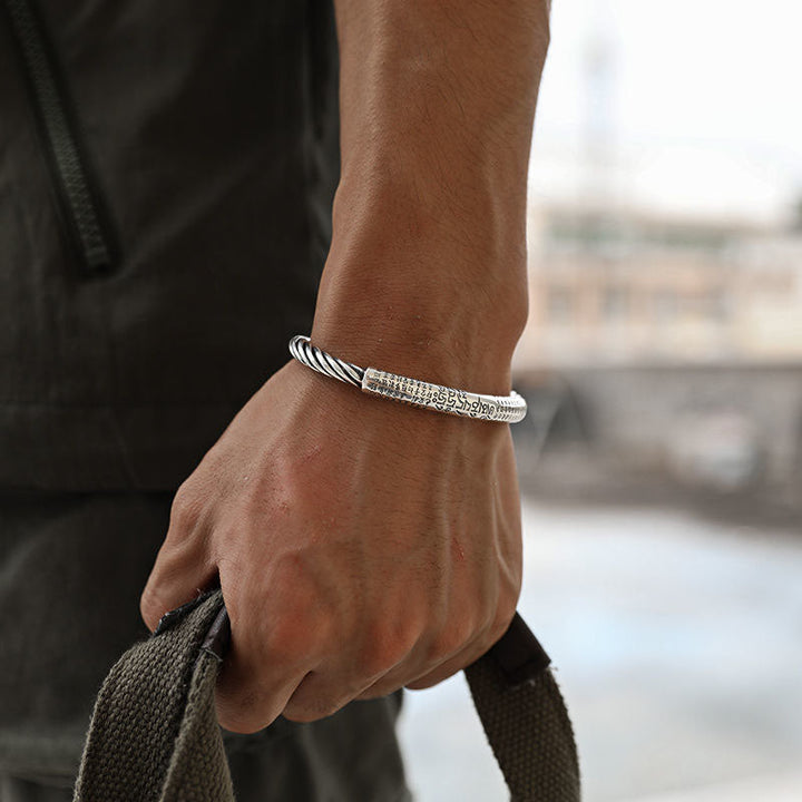Skanto | Heart-Sutra-Åpen-Armbåndsur
