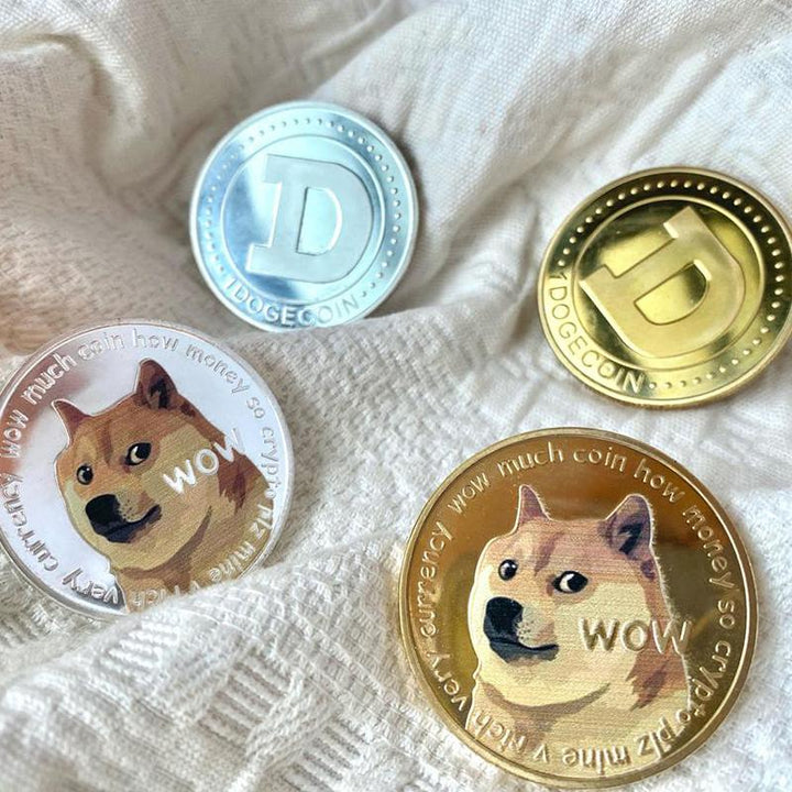 Skanto | UV Farge Trykk Dogecoin Minnemynt