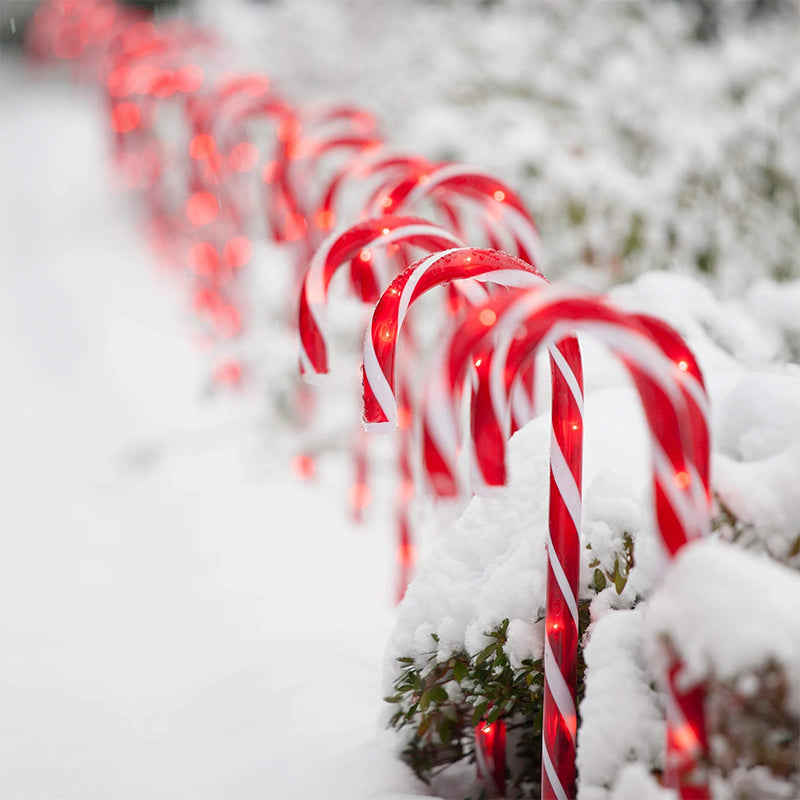 Skanto | Solar Candy Cane Juledekorasjoner