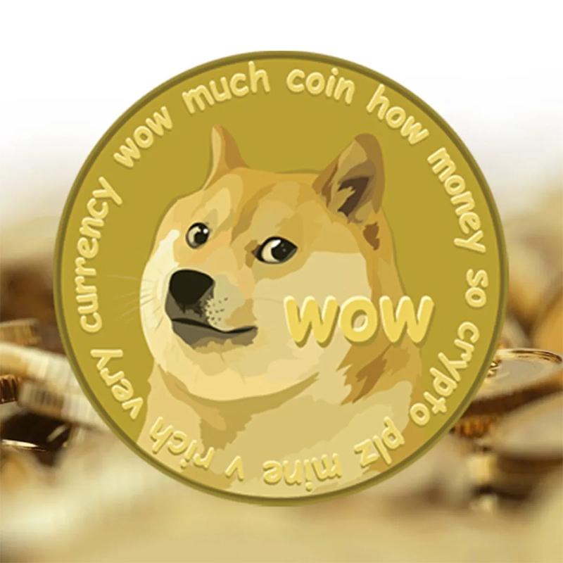 Skanto | UV Farge Trykk Dogecoin Minnemynt
