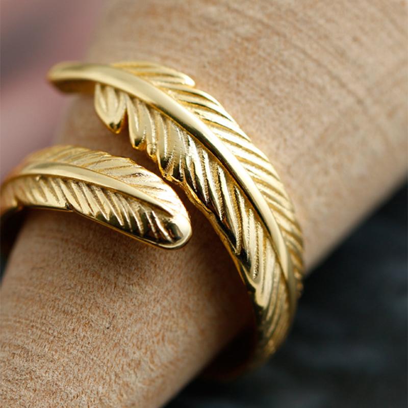 Justerbar Golden Spring Ring | Skanto
