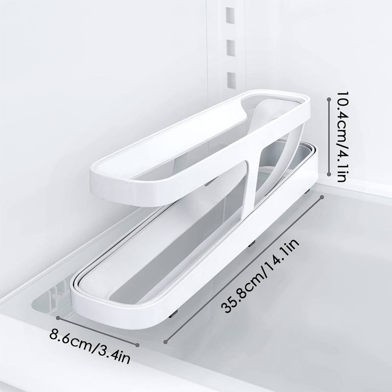 Automatisk rulle-egg-hylleholder-lagringsboks | Skanto