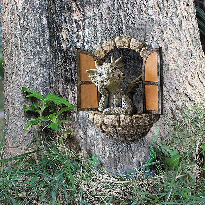 Søt Draakestatue Ornament | Skanto