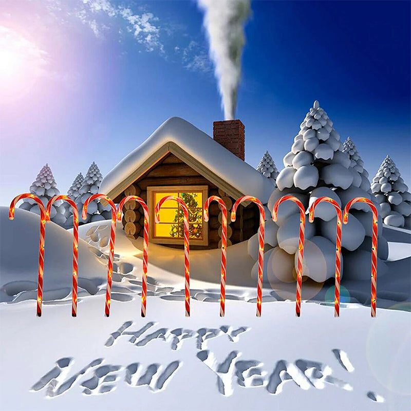 Skanto | Solar Candy Cane Juledekorasjoner