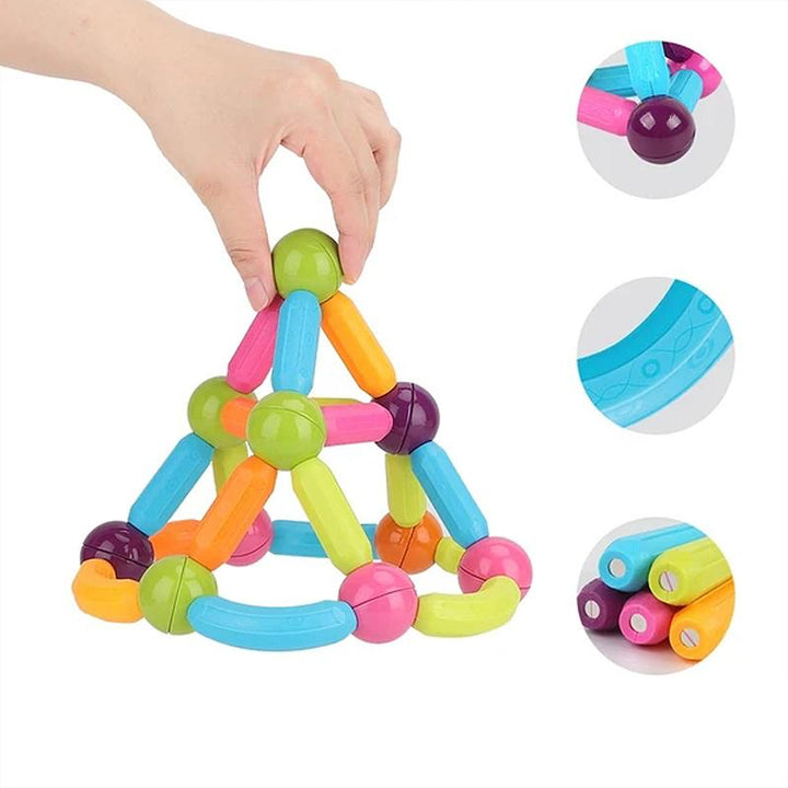 Skanto | Magnetiske Byggeklosser Sett