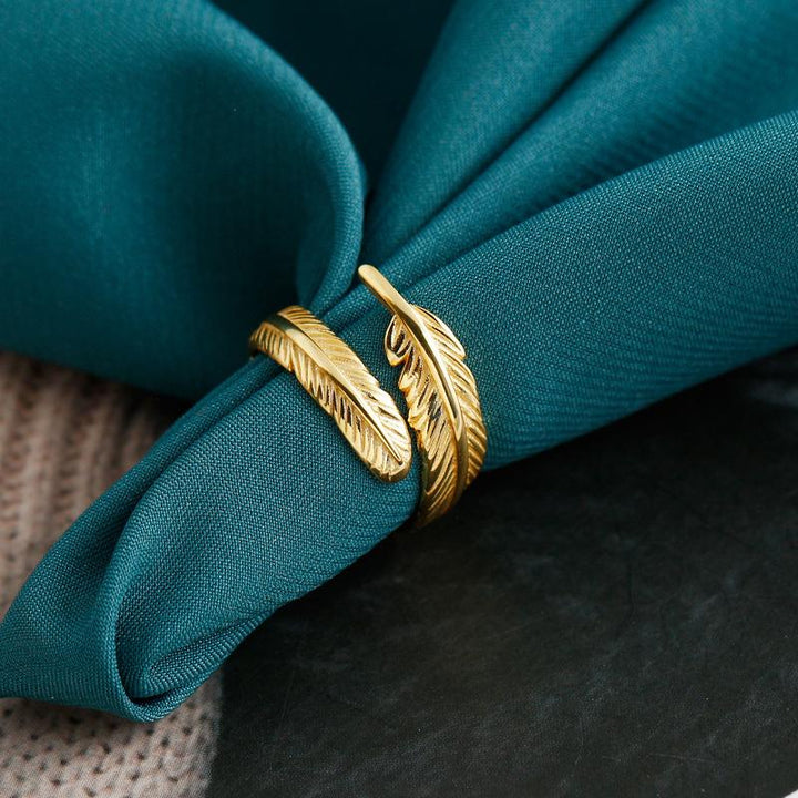 Justerbar Golden Spring Ring | Skanto