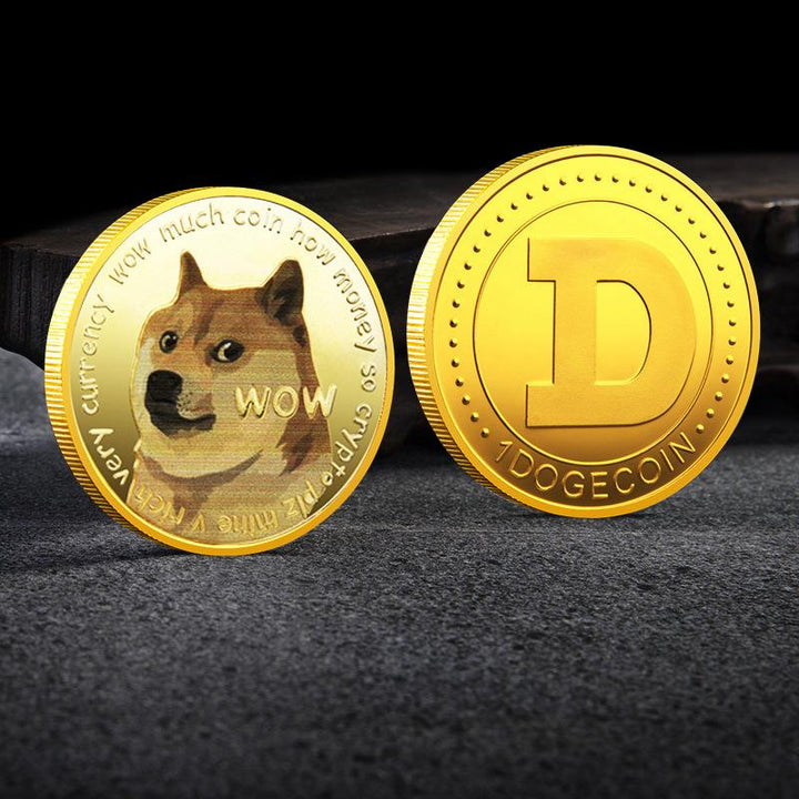 Skanto | UV Farge Trykk Dogecoin Minnemynt