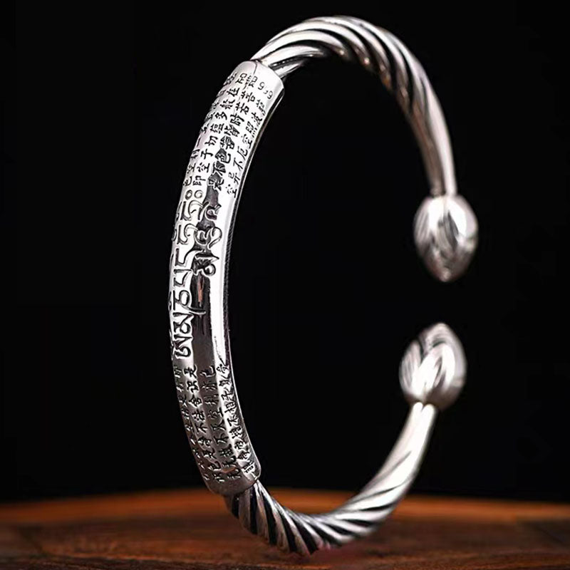 Skanto | Heart-Sutra-Åpen-Armbåndsur
