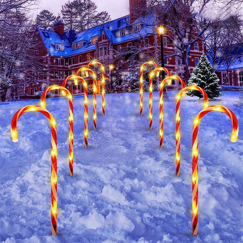 Skanto | Solar Candy Cane Juledekorasjoner
