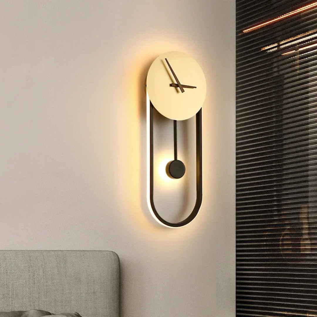 Skanto | LED Veggklokke i Minimalistisk Stil Horalis
