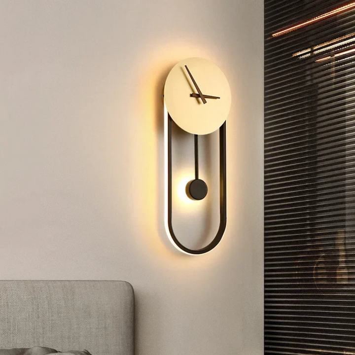 Skanto | LED Veggklokke i Minimalistisk Stil Horalis