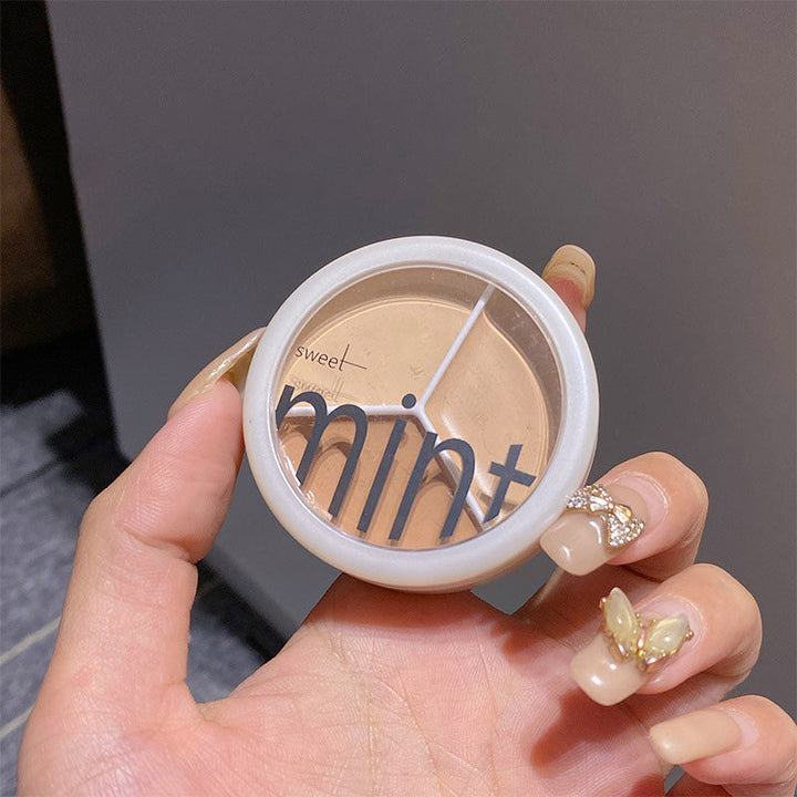 Skanto | Tri-Farge Concealer Palette for Akne Flekkene og Mørke Sirkler