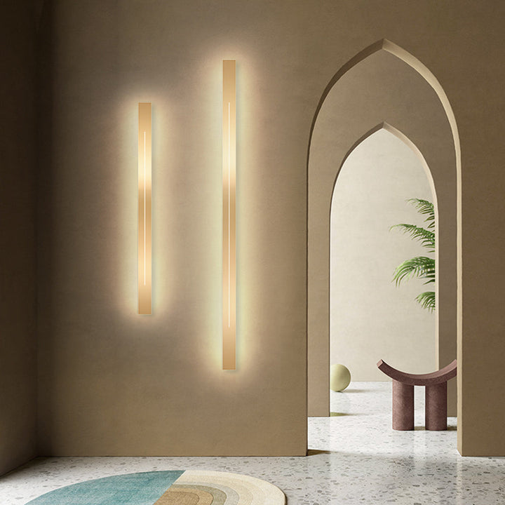 Moderne LED Vegglampe - LumièreGold | Skanto