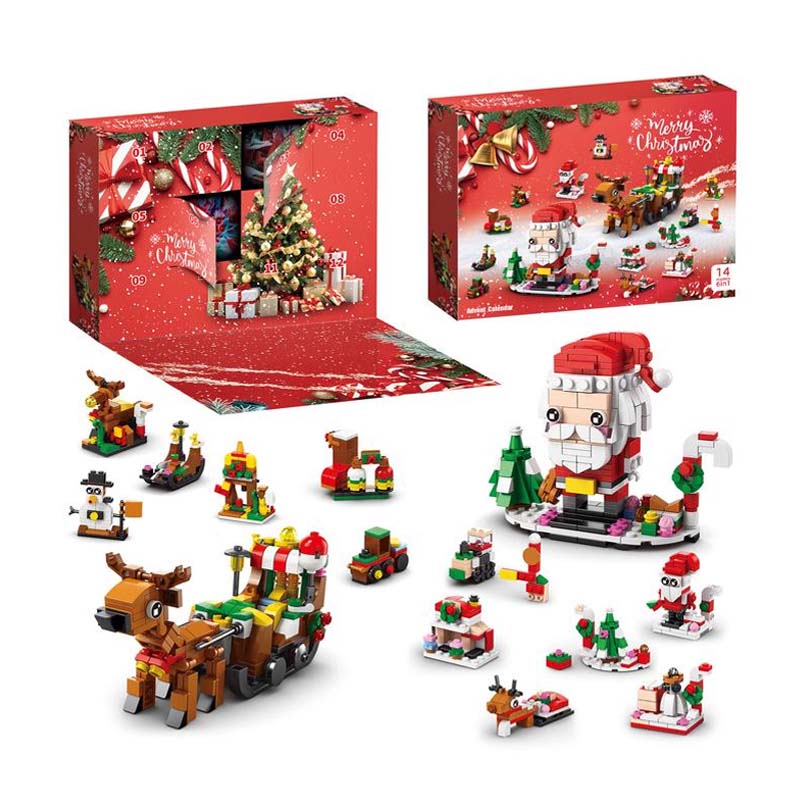 BuildJoy - Festlige Byggeklosser Adventskalender Skanto
