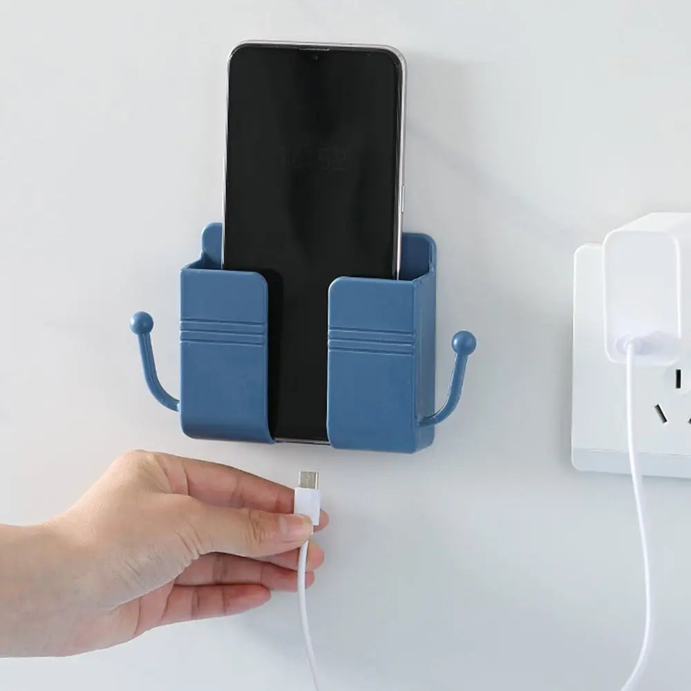 Skanto | Veggmontert for smarttelefon & fjernkontroll – Praktisk 2-i-1 organizer