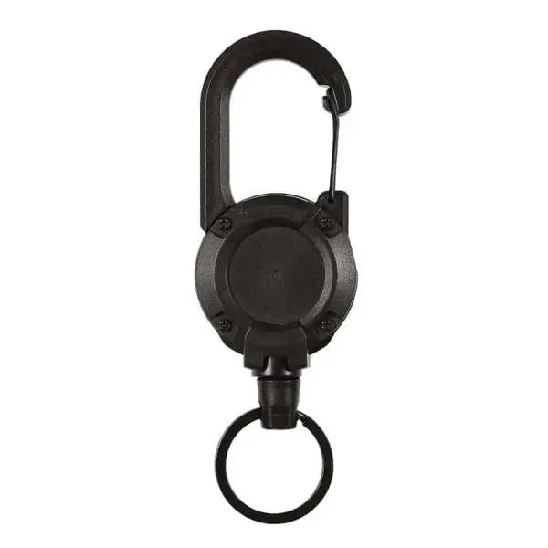 Taktisk nøkkelbrikke med uttrekkbar kabel
