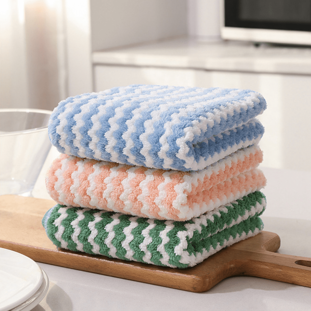 Skanto | mikrofiber rengjøringskluter laget av koralfleece for stripefri renhet