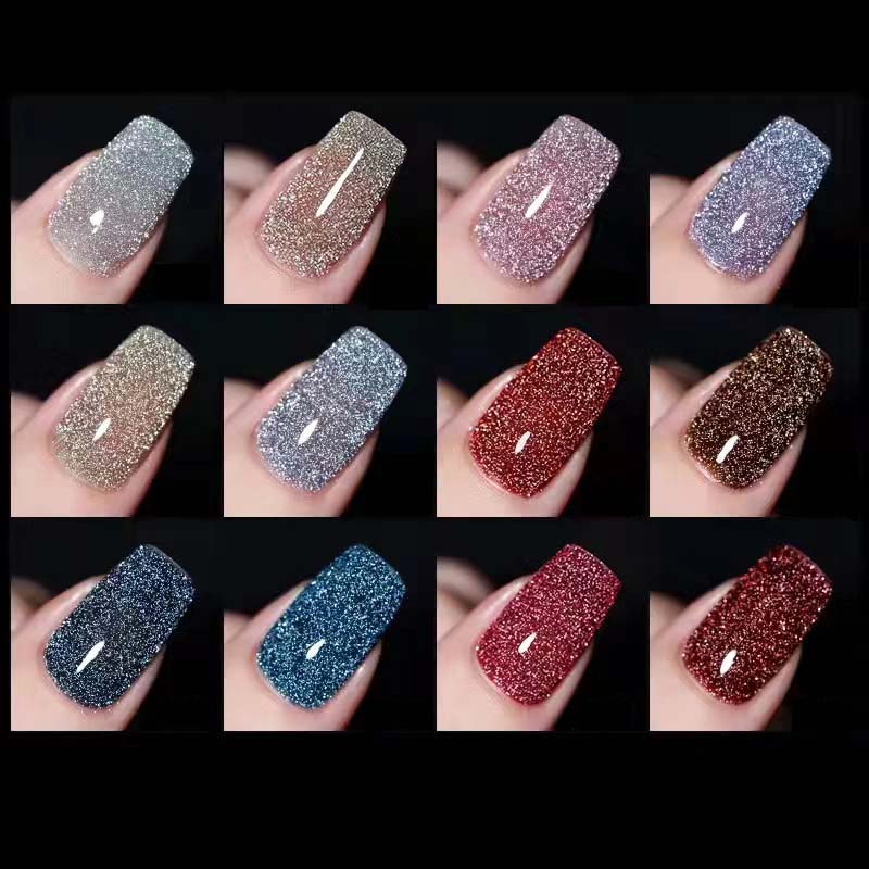 Skanto | Høy-Densitet Glitter Neglelakk