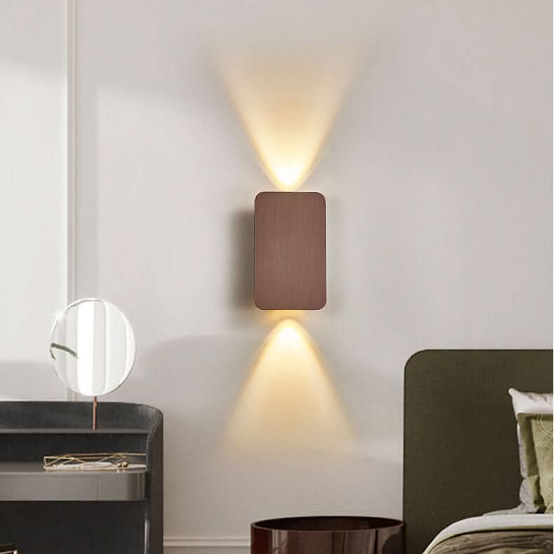 Skanto | Nordisk Minimalistisk Aluminium Rektangulær LED Vegglampe