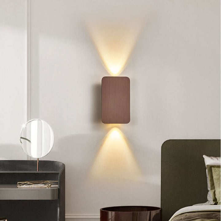 Skanto | Nordisk Minimalistisk Aluminium Rektangulær LED Vegglampe