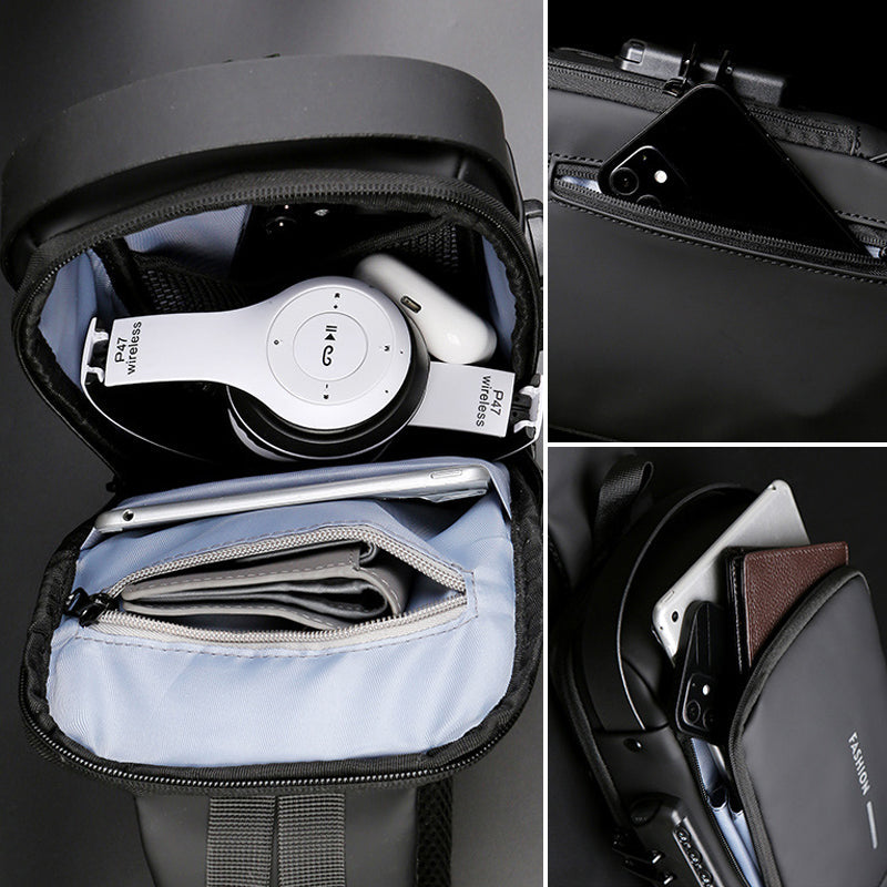 Skanto | USB-lading Sport Sling Tyverisikker Skulderveske