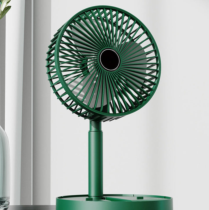 Portae Rechargeae Teleskope-Ventilator med støyfri design og justerbar høyde