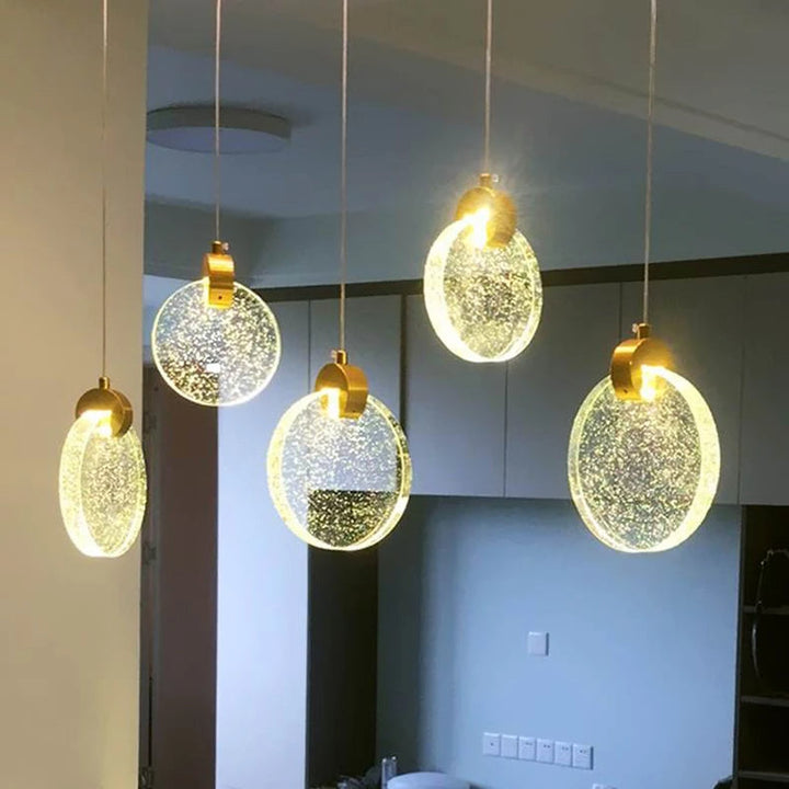 RayonsD’Or – Glass Ceiling Lamp for Elegant Atmosphere Skanto