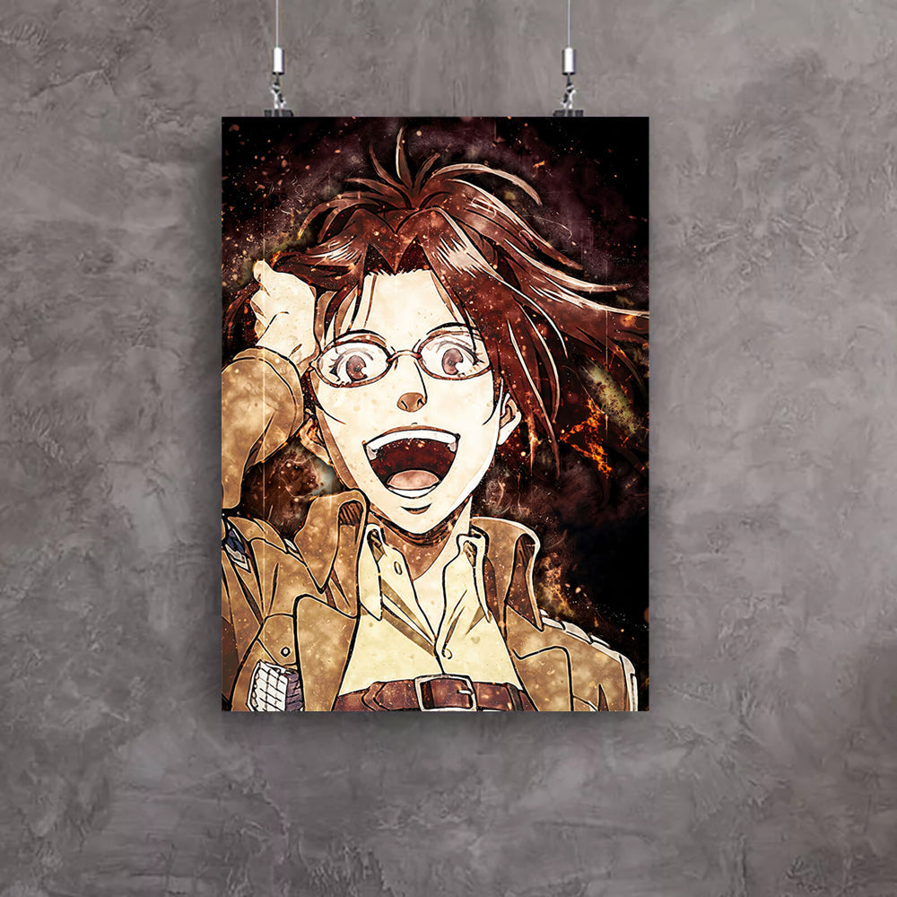 Morsomt anime-jente – lerretbilde