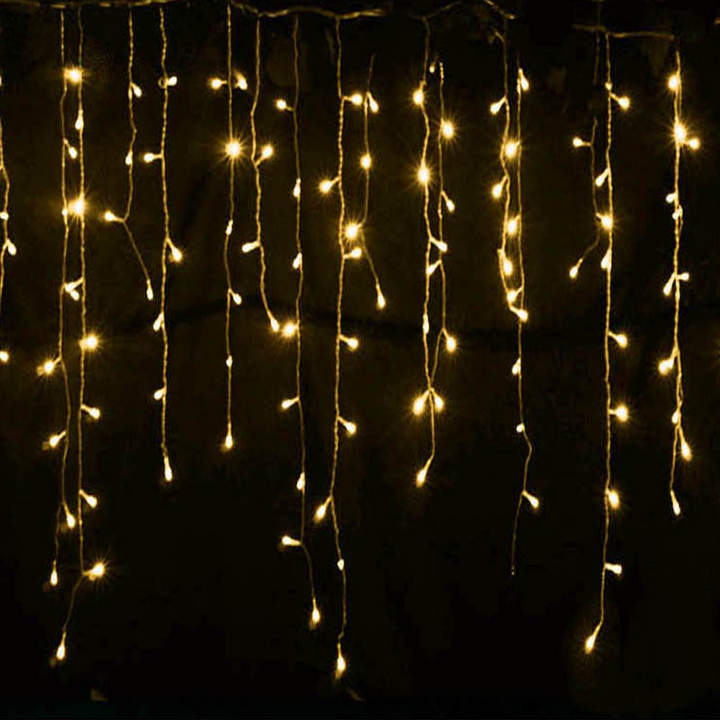 Skanto | LED Istapp Lysgardin – Stjernehimmel Lyslenke for Utendørs & Vindu