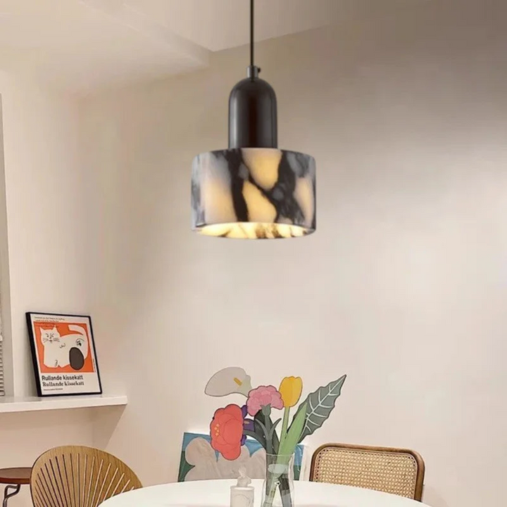 Skanto | Luksus Svart Marmor Design Pendellampe
