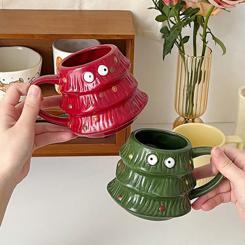 Kreativ Store Big Eyes Juletrad Mug | Skanto