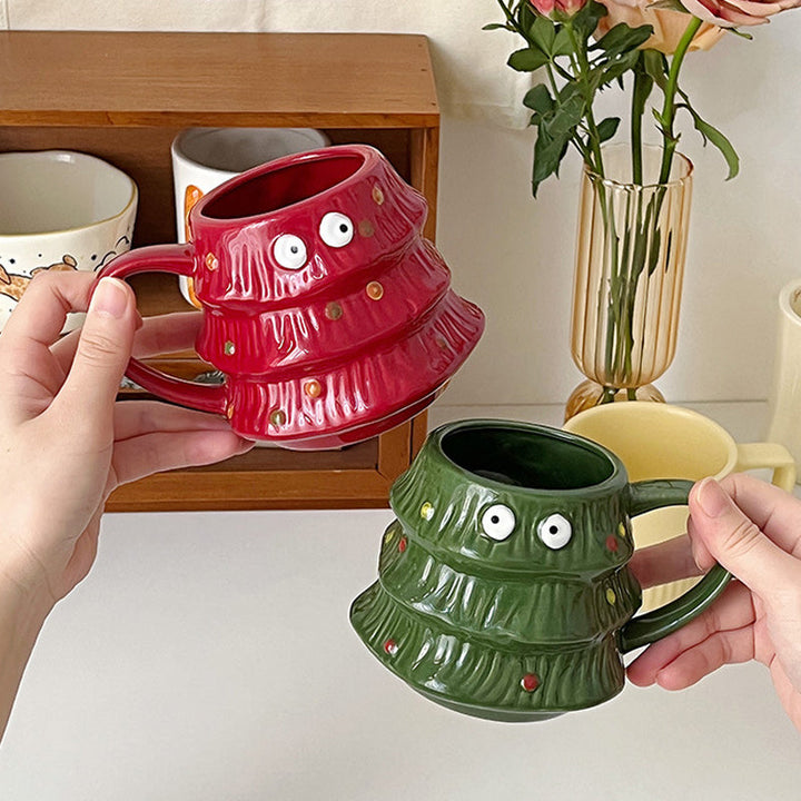 Kreativ Store Big Eyes Juletrad Mug | Skanto