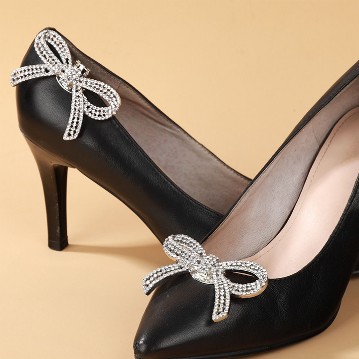 Skanto | Detachable Rhinestone Heels with Buckle