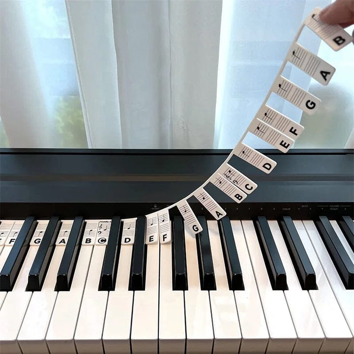 Skanto | Avtagbare piano tastatur note etiketter